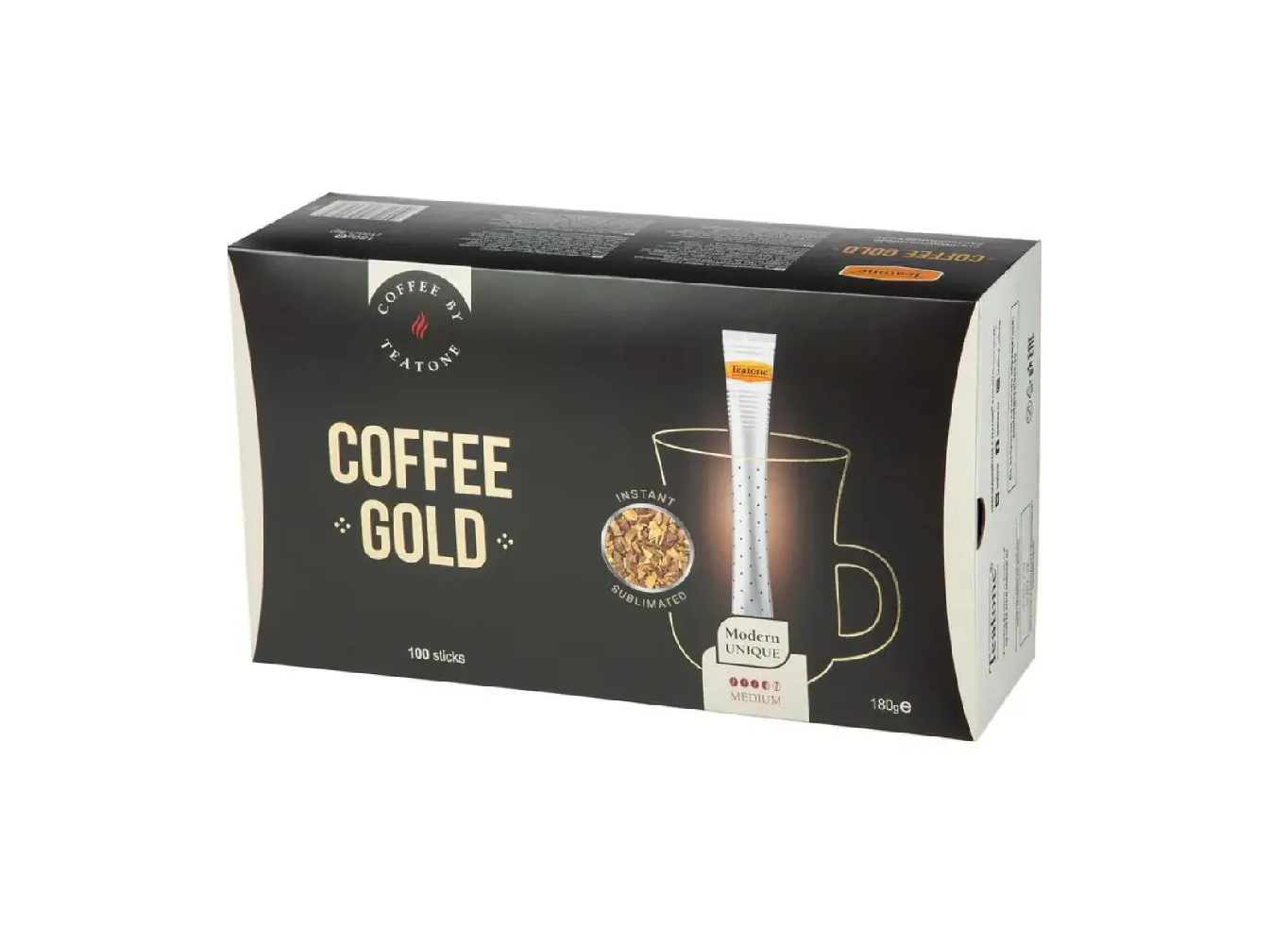 Кофе Растворимый Gold Teatone Упаковка 100 Стиков
