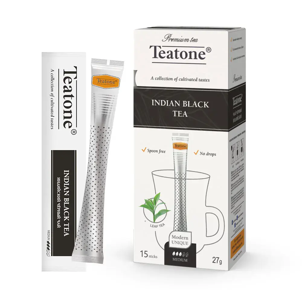 Чай Черный В Стиках Teatone Индийский