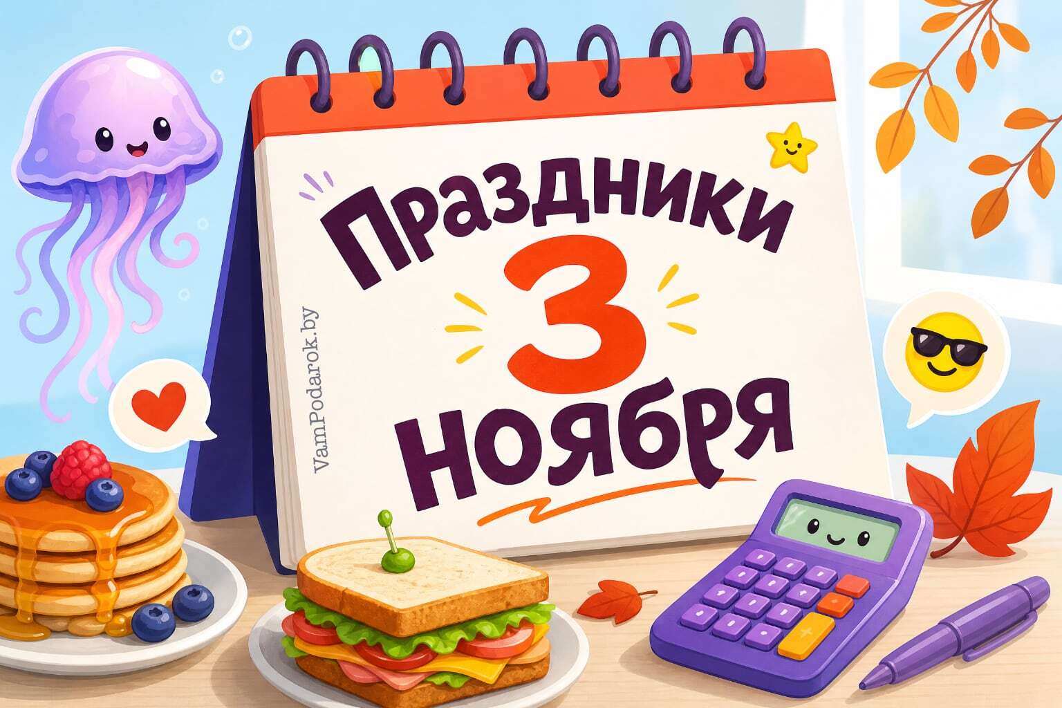 Праздники 3 ноября – картинки и открытки