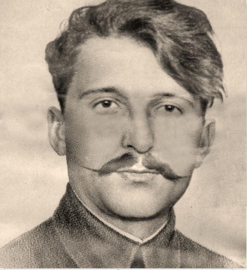 Lieutenant-General of tank troops Popov Alexei Fedorovich (1896-1946). From Marc