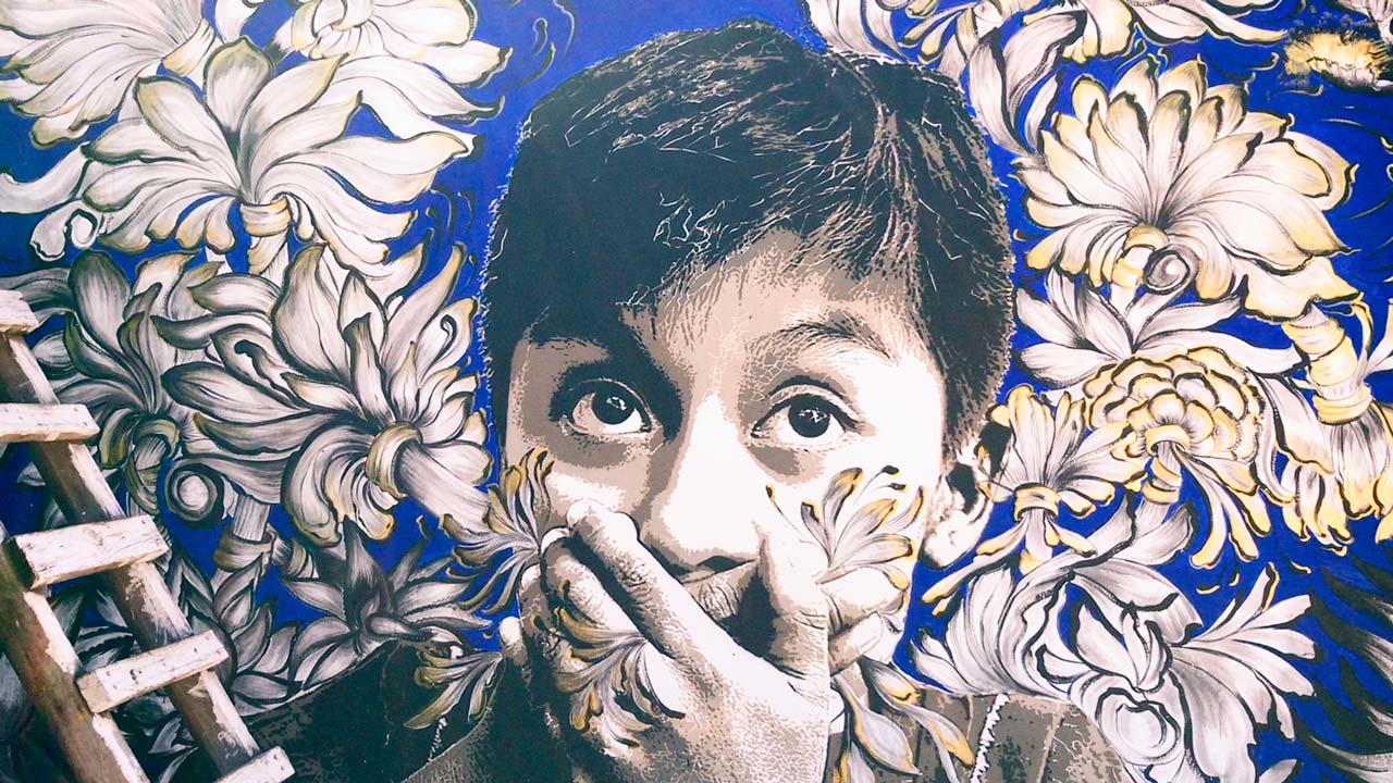 アート・デザイン・音楽 Oaxaca Flor de Piña; Oaxaca in Minneapolis🍍 Acrylics on Metal