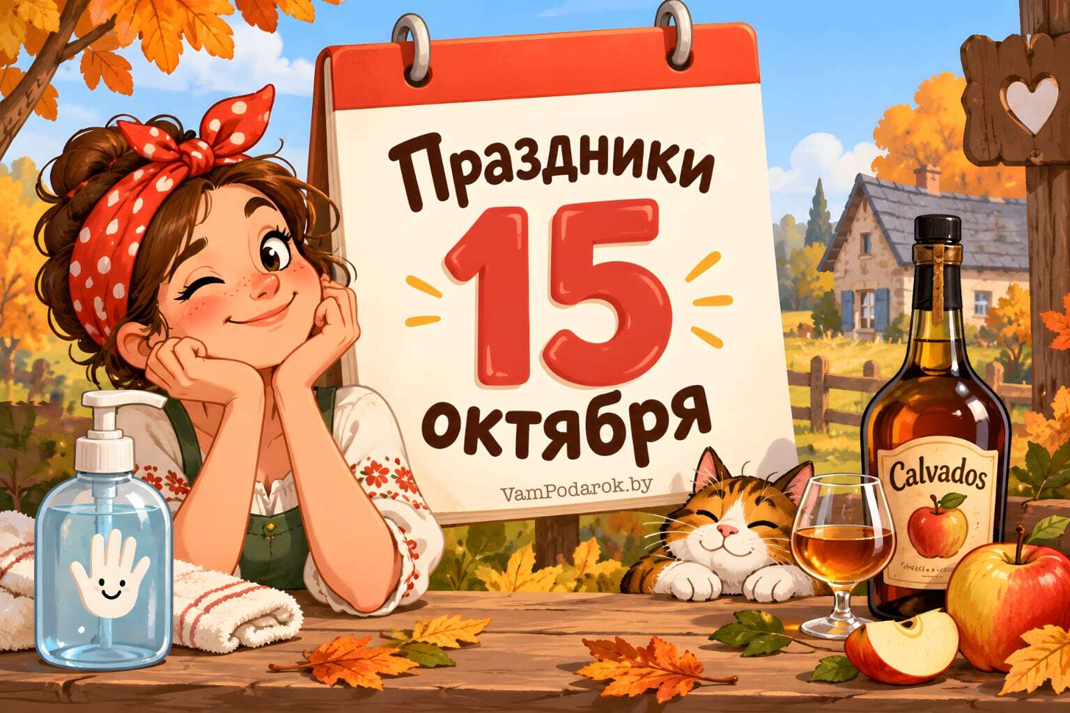 Праздники 15 октября – открытки и картинки
