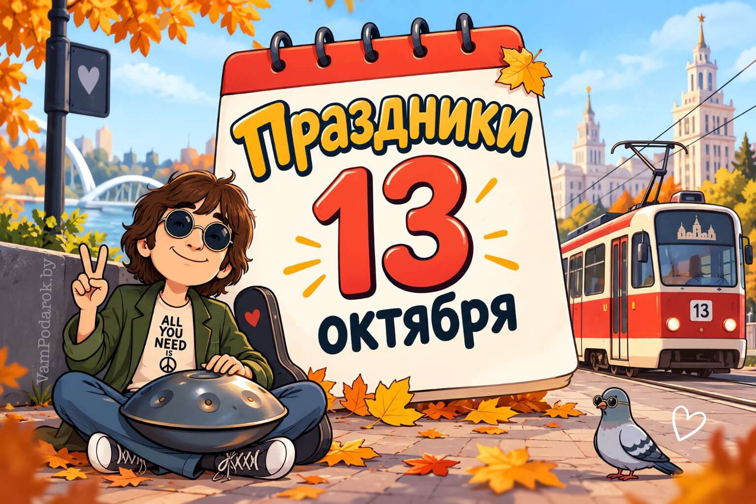 Праздники 13 октября – открытки и картинки