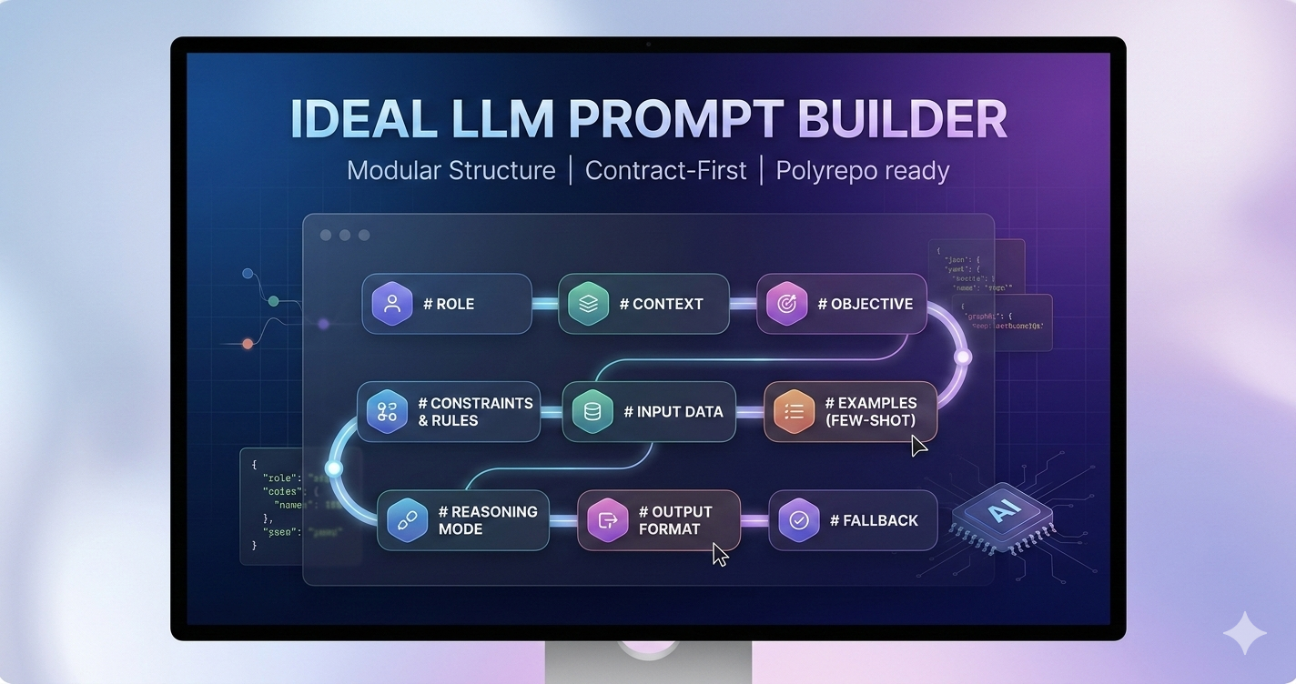 Ideal LLM Prompt Structure — 9-Block Engineering Template | FinWin ...