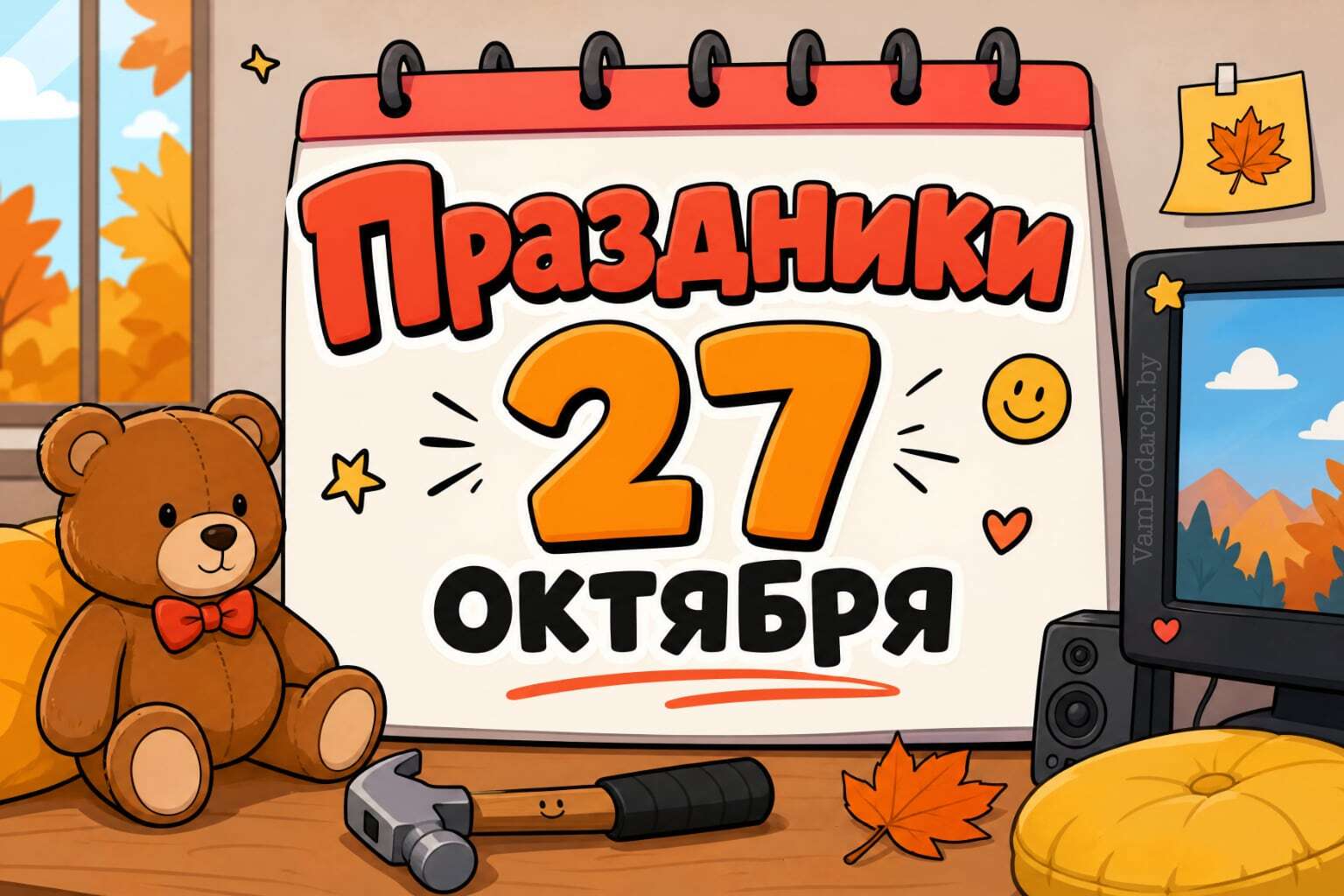 Праздники 27 октября – прикольные картинки и открытки