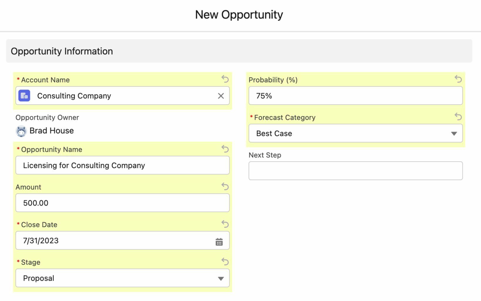 Standard Objects in Salesforce Sales Cloud