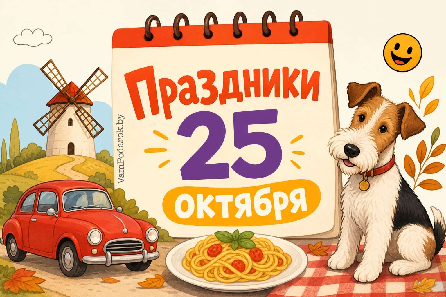 Праздники 25 октября – открытки и картинки