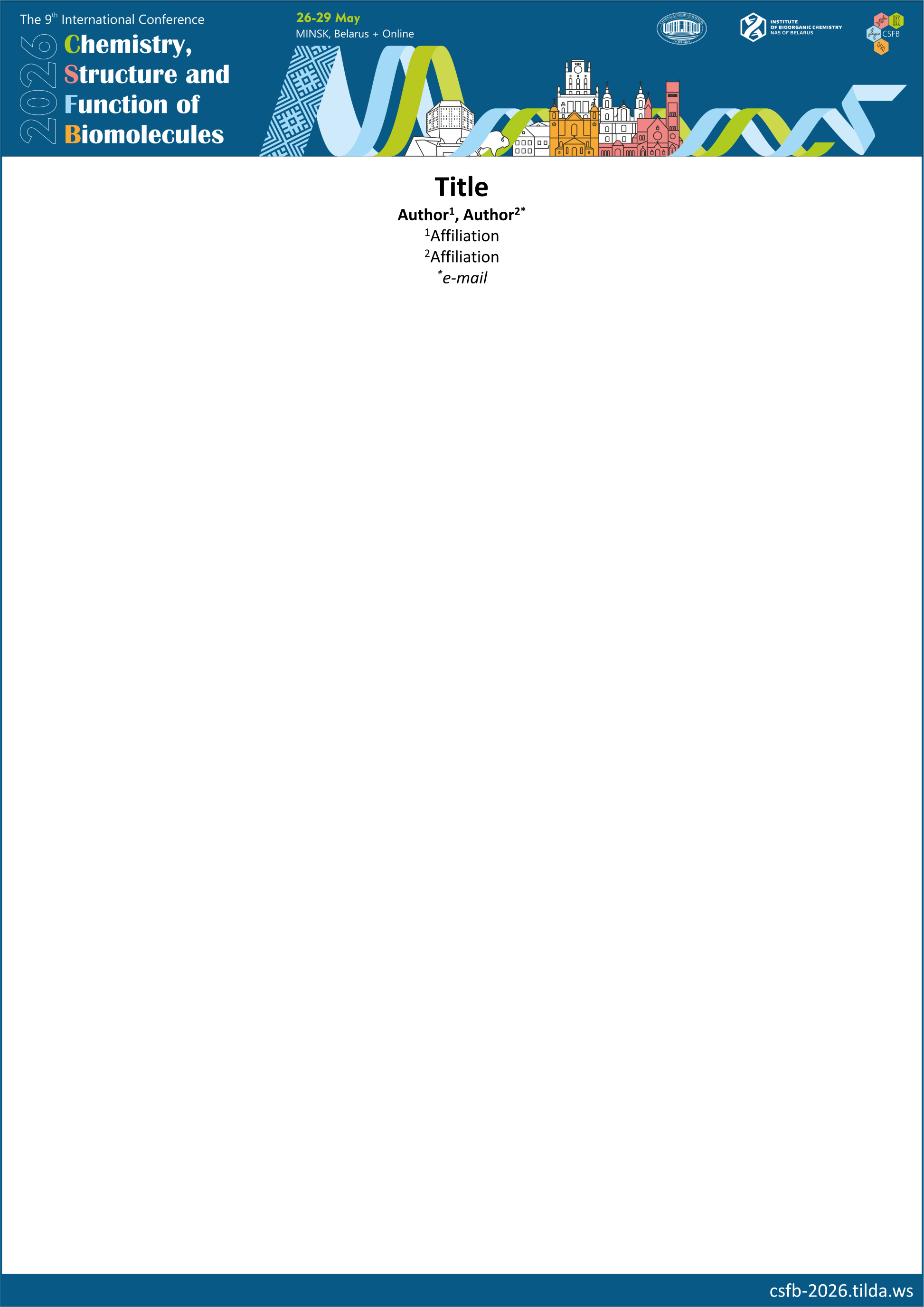 Poster Guidelines