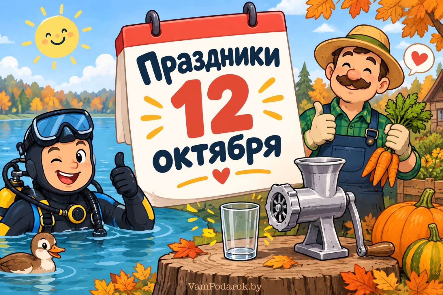 Праздники 12 октября – картинки и открытки