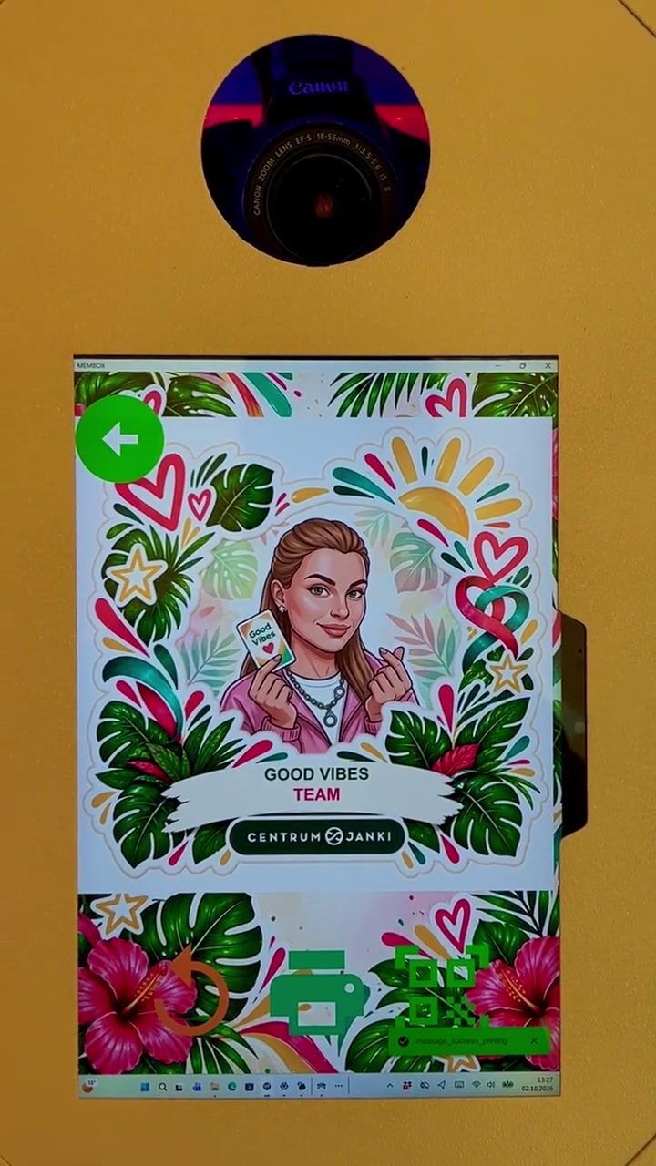 Portret AI w motywie Good Vibes Team