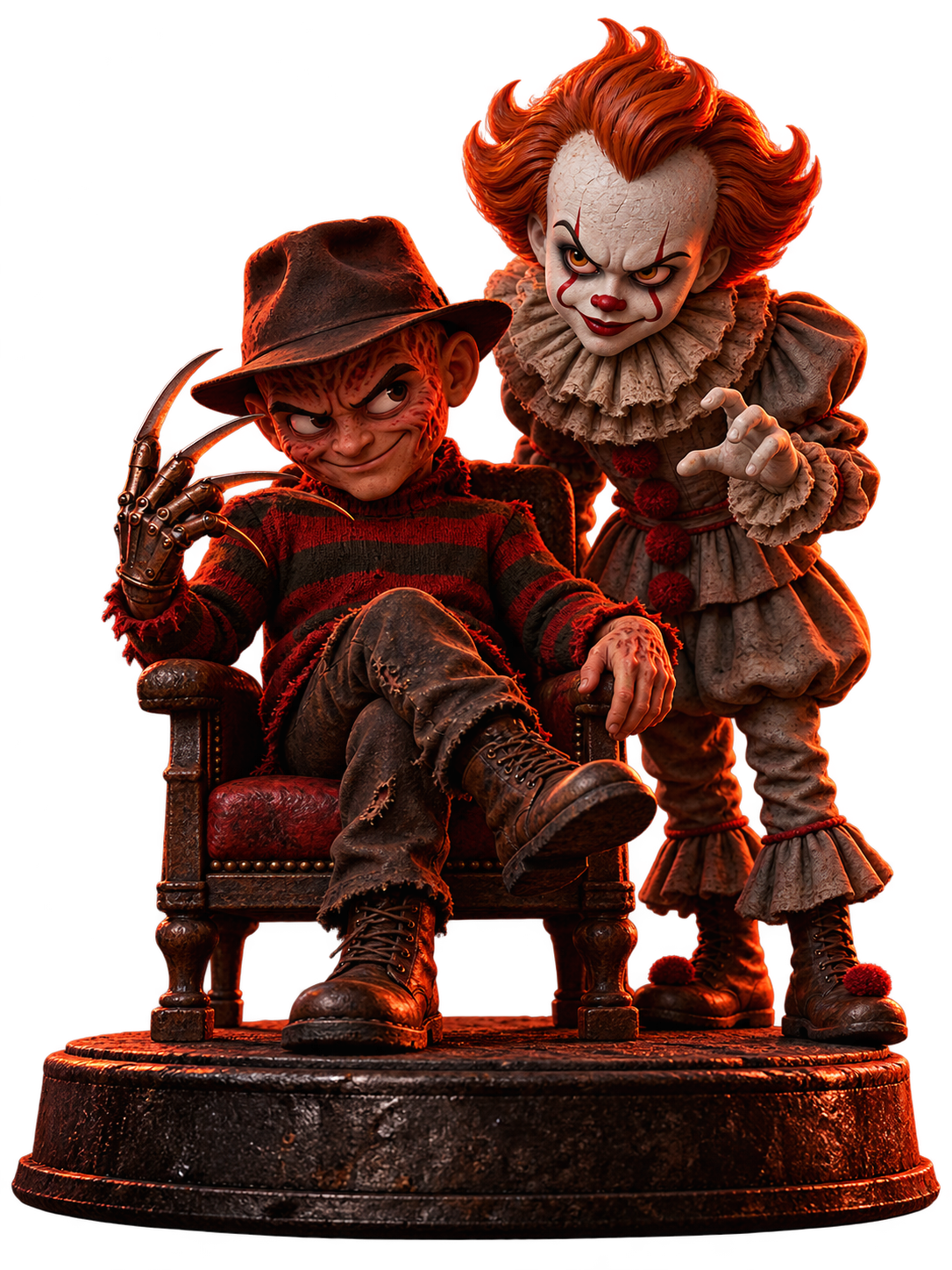 3D-фигурка: два страшных актёра