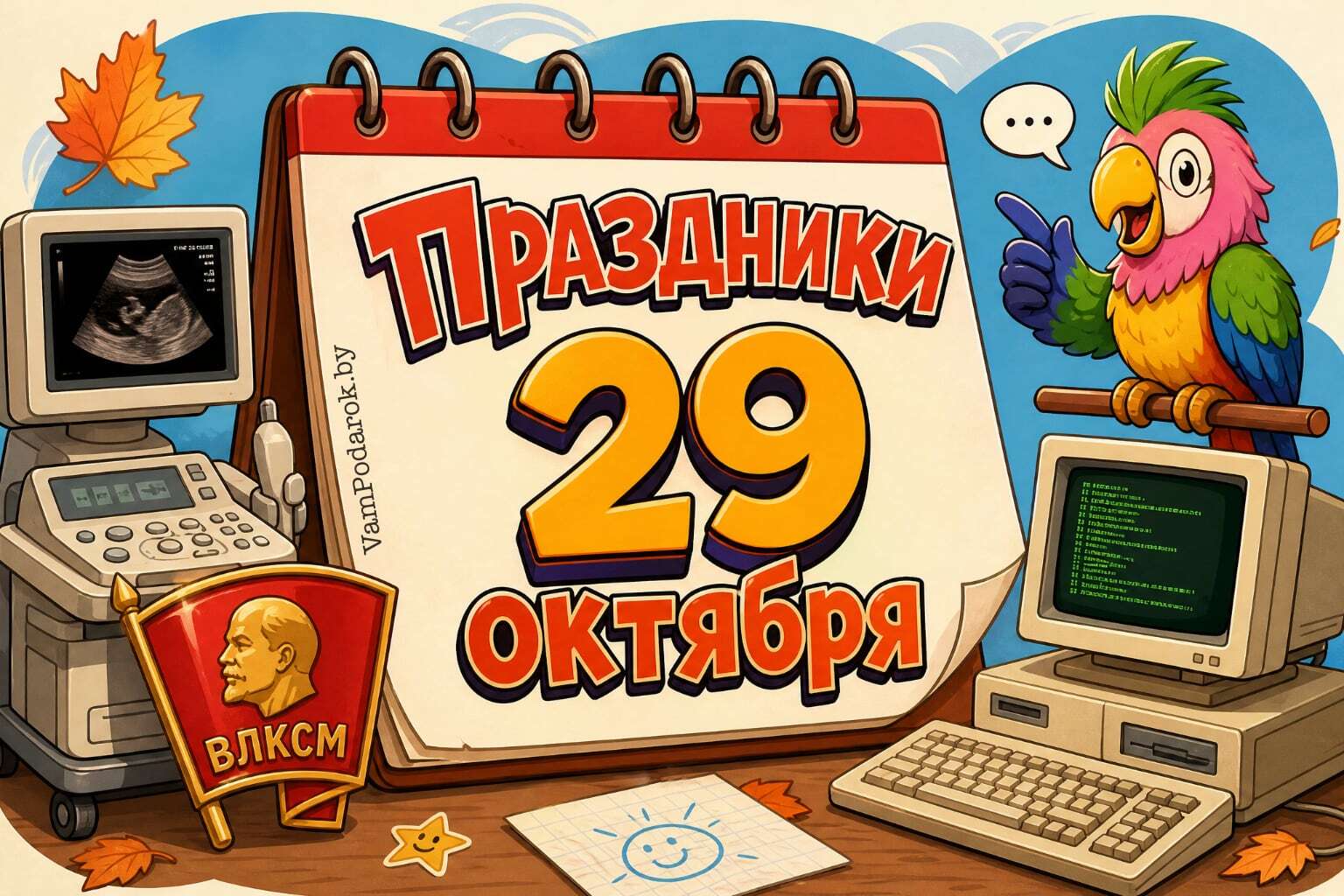 Праздники 29 октября – открытки и картинки