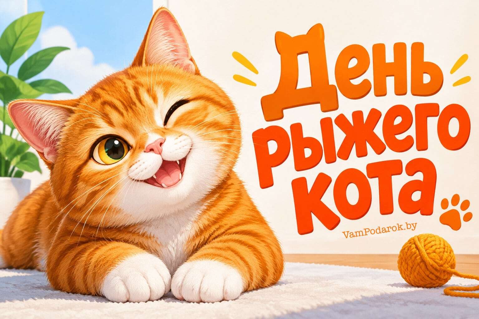 День рыжего кота