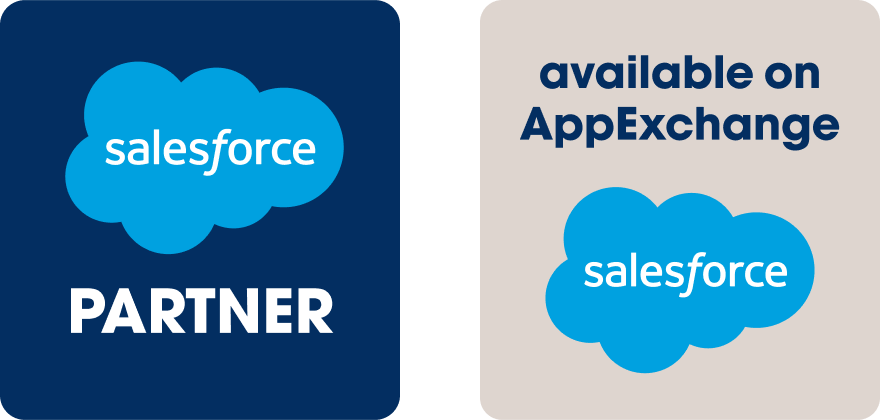 Salesforce Partner and Available on AppExchange Badges