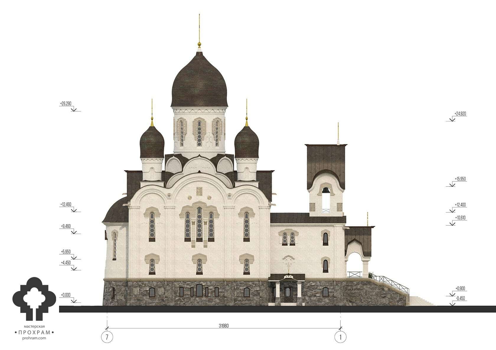 Храм подворья Антониево-Сийского монастыря в Санкт-Петербурге, 2022 г.