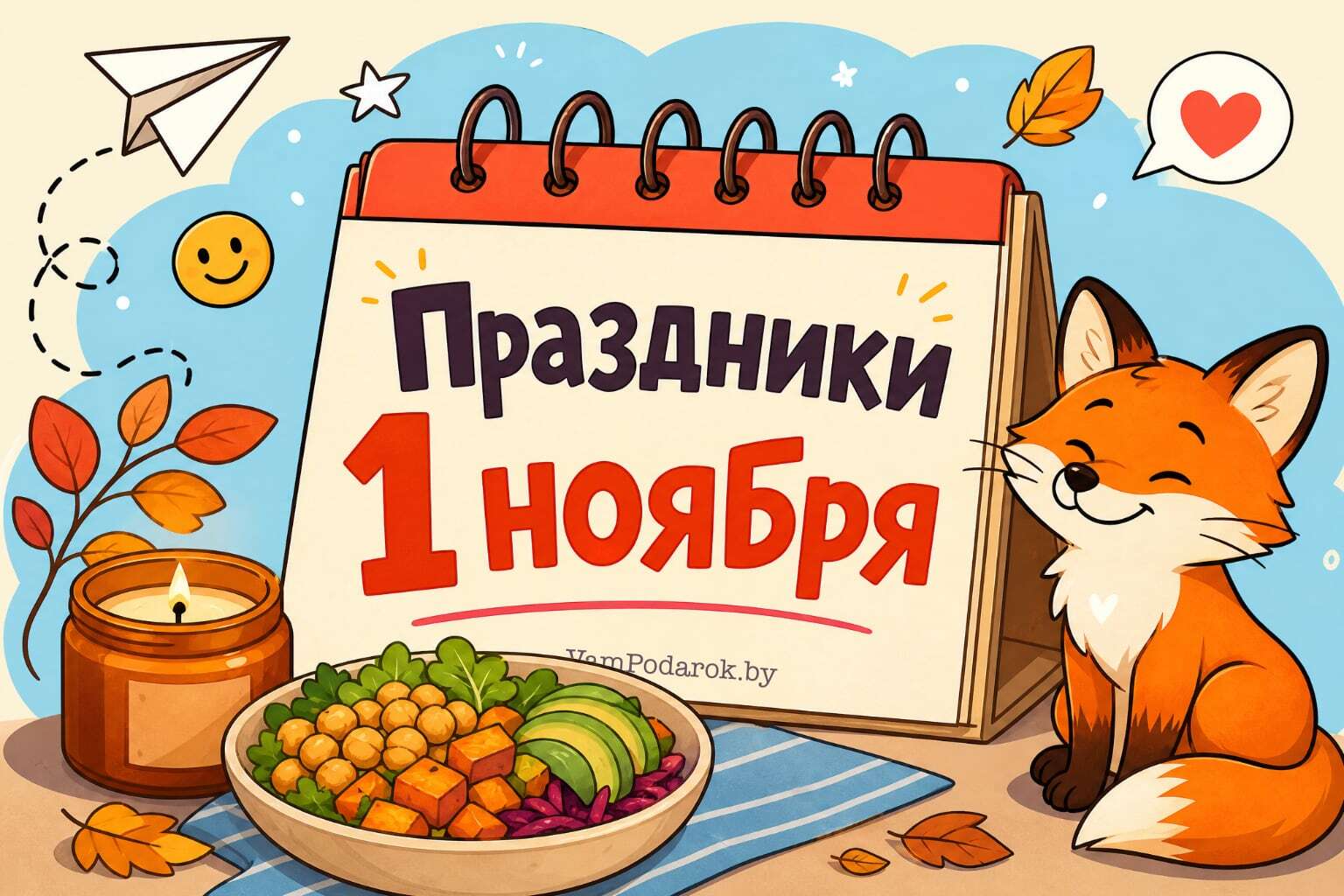 Праздники 1 ноября – картинки и открытки