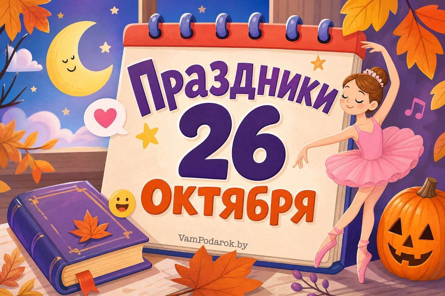Праздники 26 октября – открытки и картинки