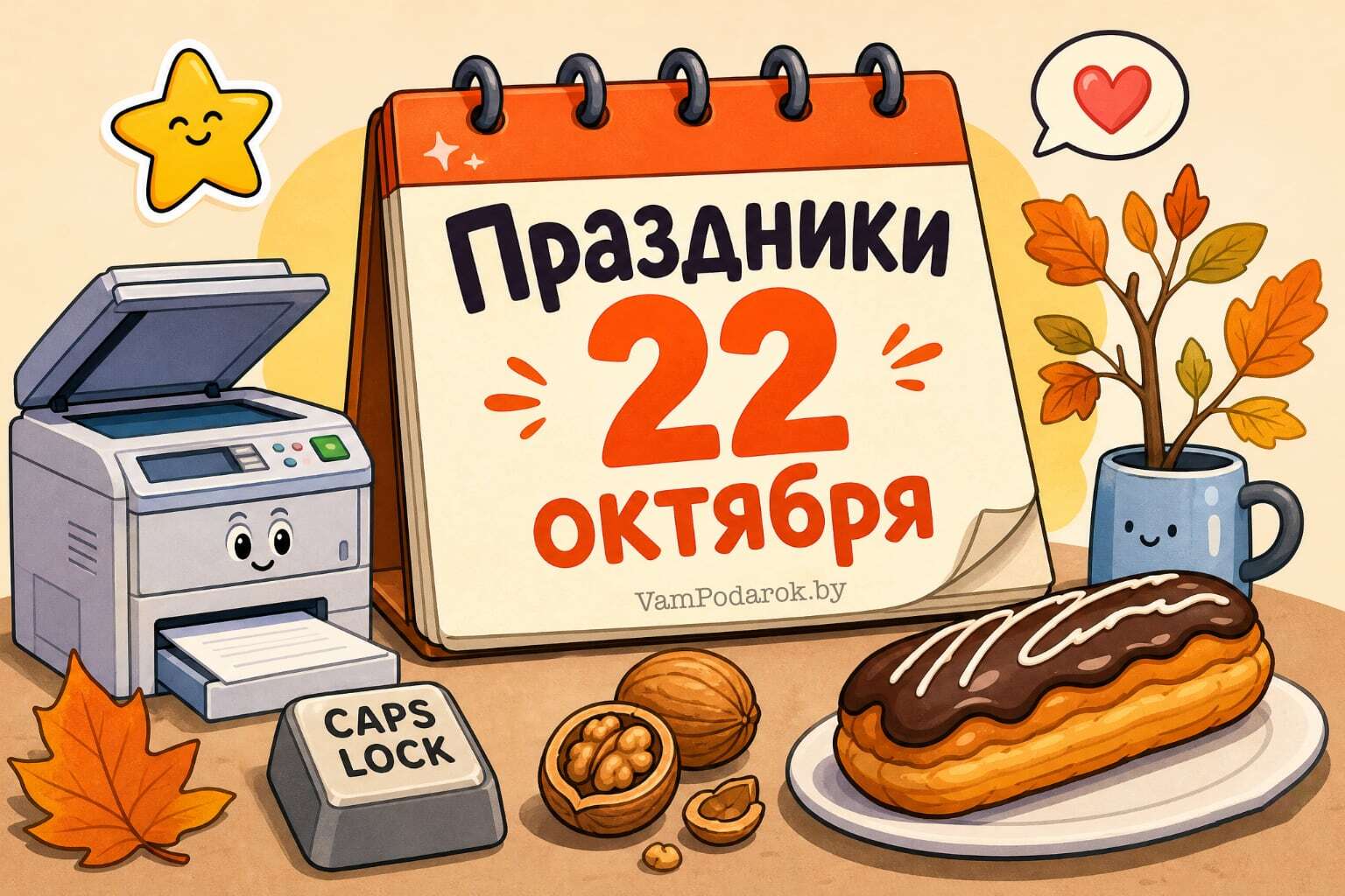 Праздники 22 октября – открытки и картинки
