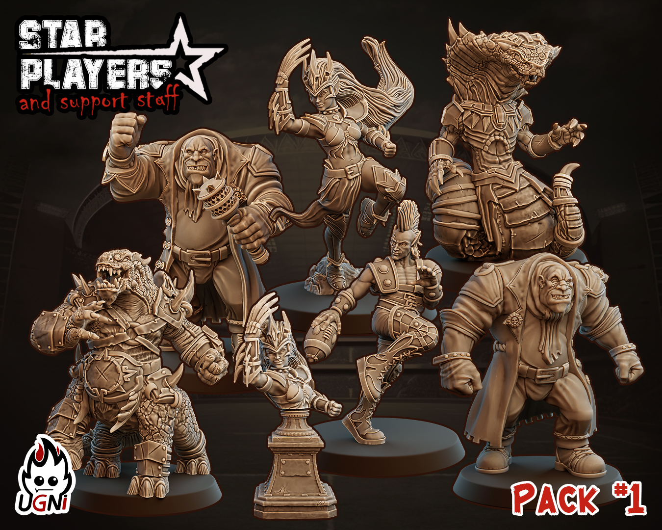 Figurine Assassins - Rat Star Players Pour Fantasy Football (neuf)
