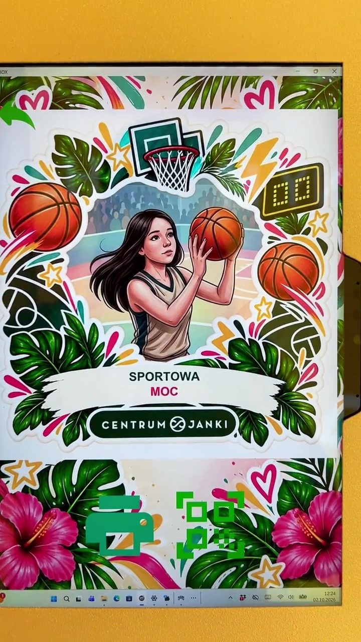 Portret AI w motywie Sportowa moc