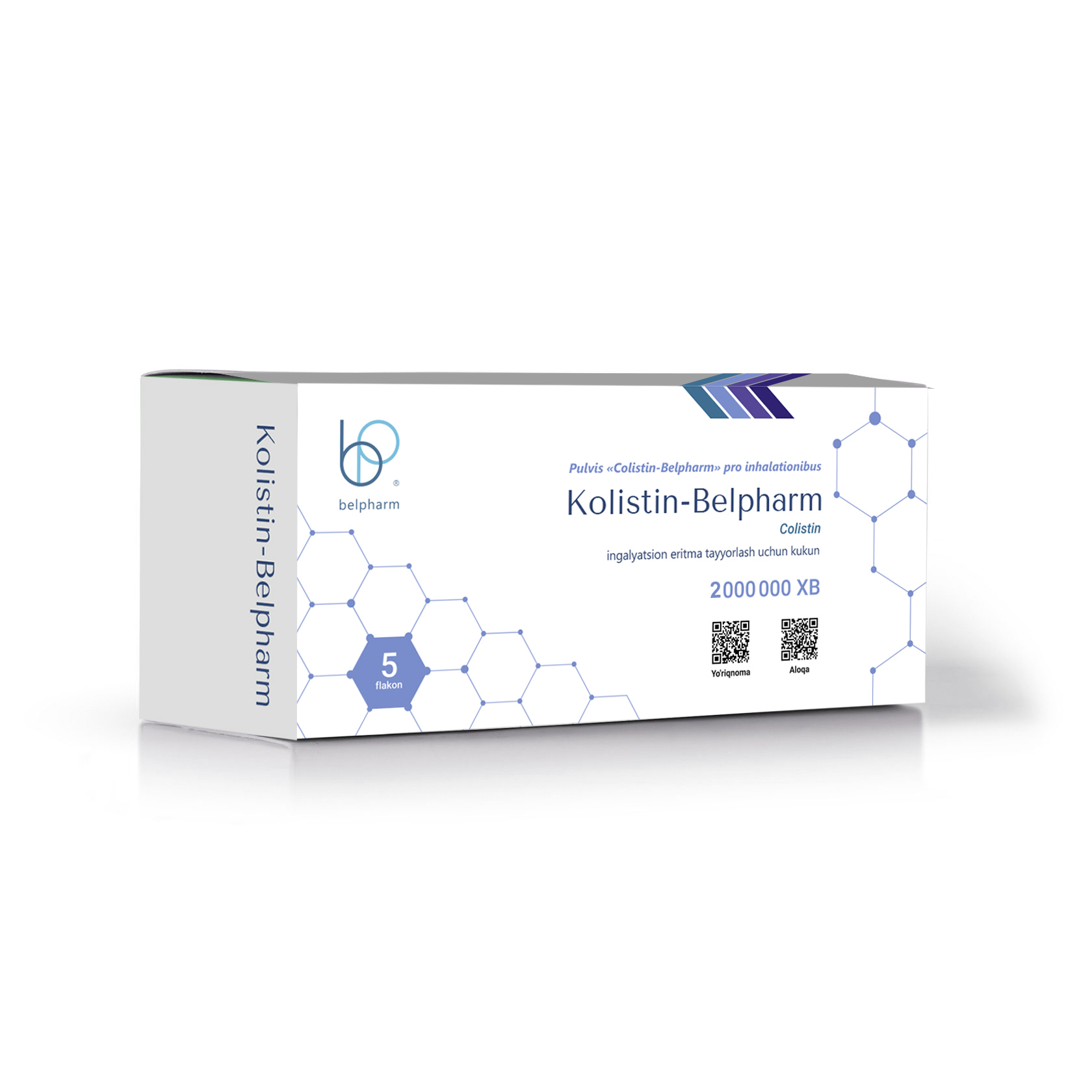 Колистин - Belpharm 2 000 000 ME - Сайт производителя © Belpharm