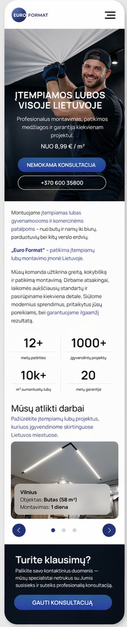 EURO FORMAT — мобильная версия