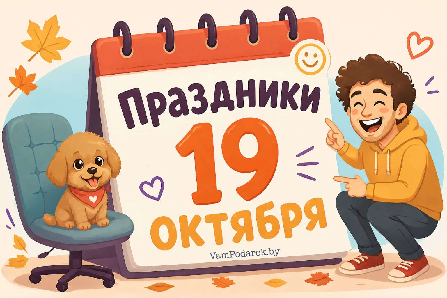 Праздники 19 октября – открытки и картинки