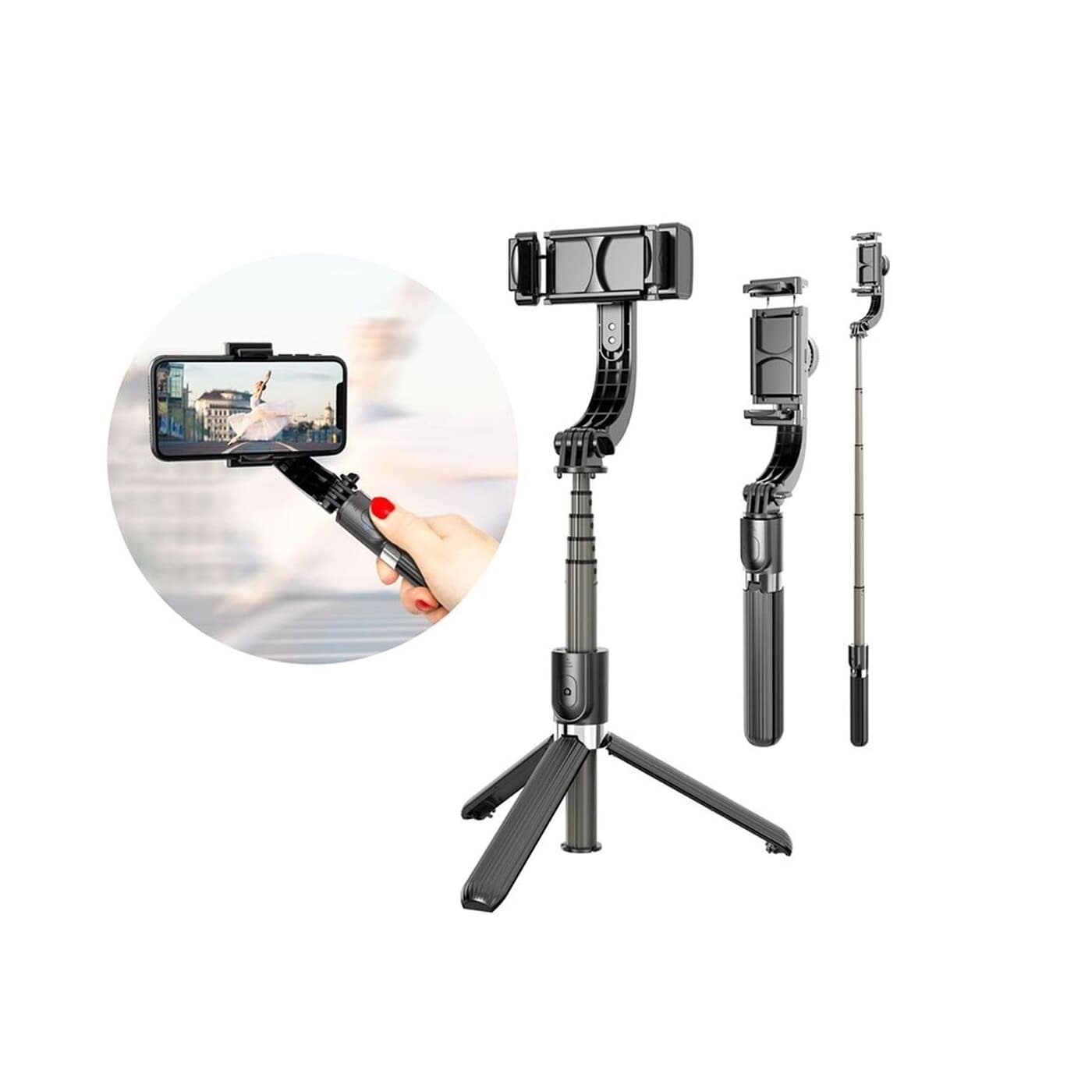 Монопод стабилизатор 3 в 1 для смартфона Gimbal Stabilizer L08