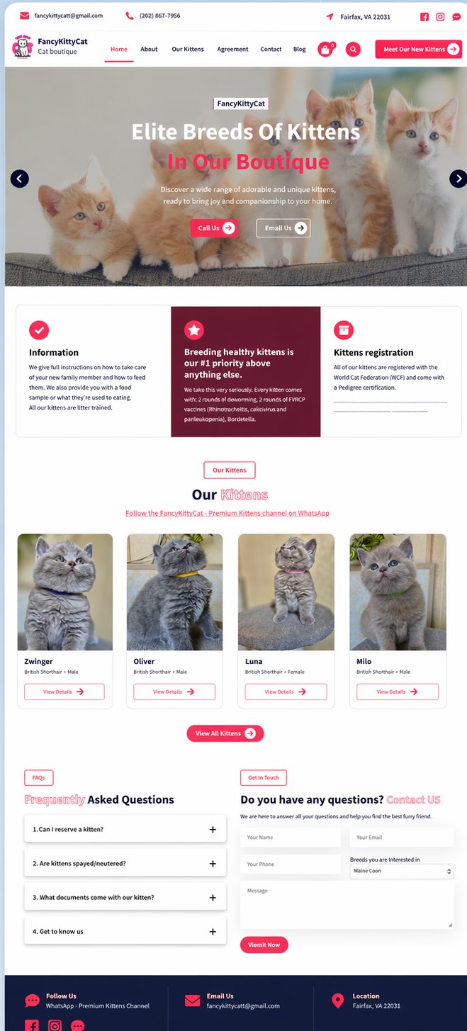 FancyKittyCat — версия для компьютера